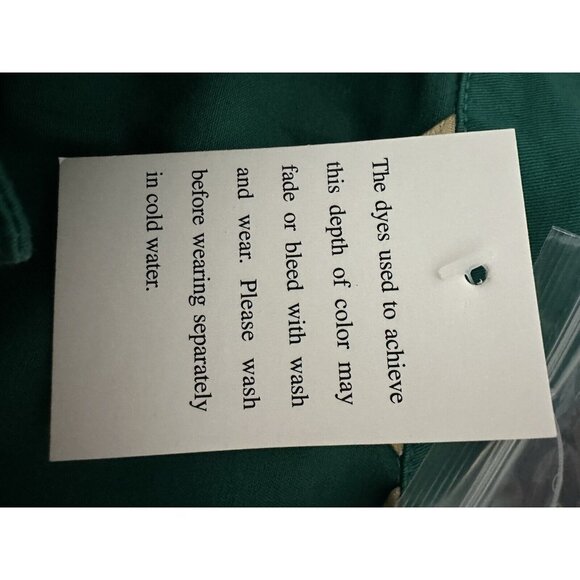 Motto Long Sleeve Button Front Dark Green Jacket w/ Pleat Detailing Size Medium - Picture 8 of 12